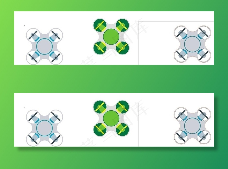 无人机矢量图图片