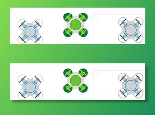 无人机矢量图图片