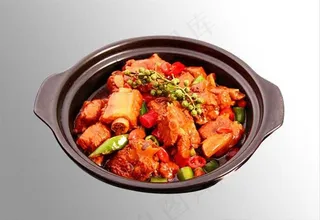 黄焖排骨免扣素材图片