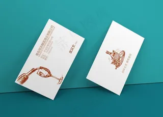 名片样机效果图图片