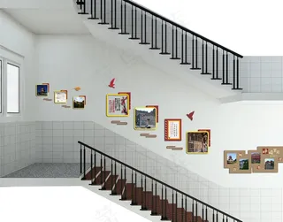 中学文化 校园文化 学校文化墙图片