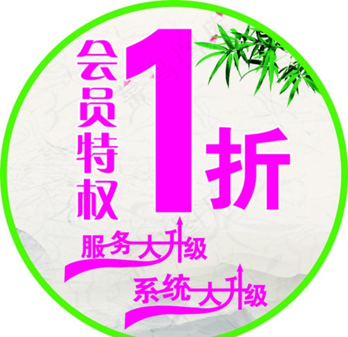 服务+系统大升级图片cdr矢量模版下载