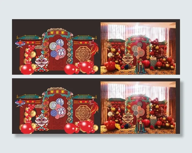 国潮宝宝宴图片