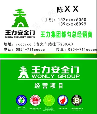 王力安全门图片