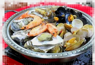 海鲜大蒸盘图片