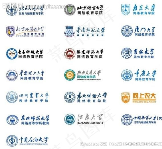 学校LOGO矢量图片