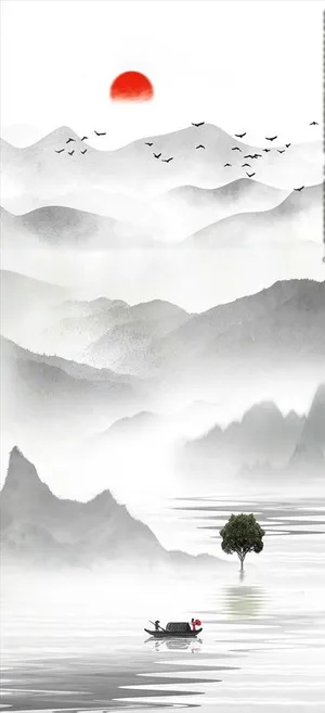 山水画 水墨山水画 意境山水画图片 山水画 水墨山水画 意境山水画图片