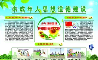 未成年人思想道德展板图片