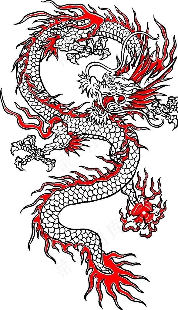免抠矢量龙图片cdr矢量模版下载