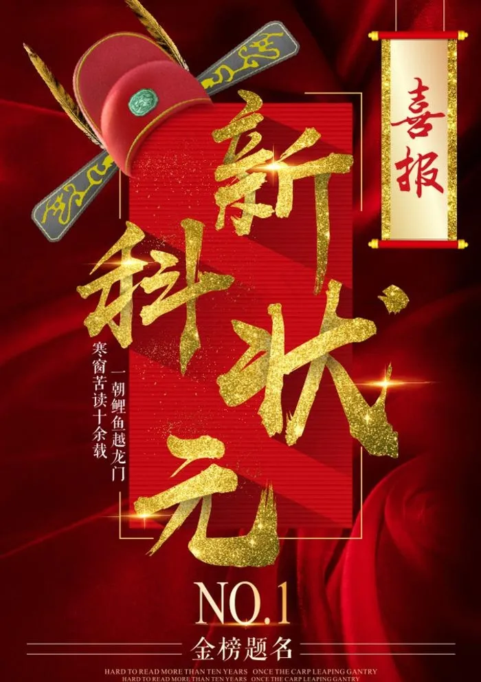 新科状元图片cdr矢量模版下载