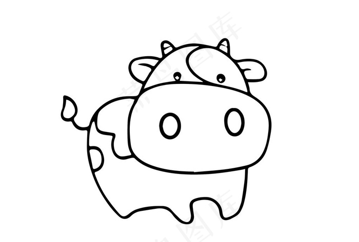 简笔画图片ai矢量模版下载