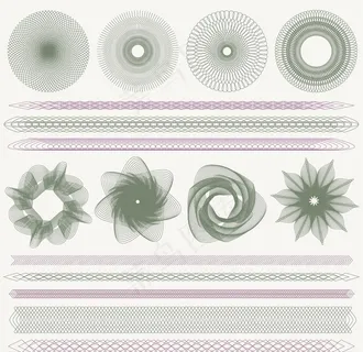 防伪底纹花纹图片