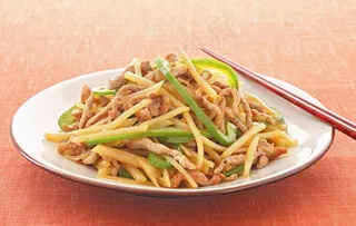 土豆丝炒肉图片