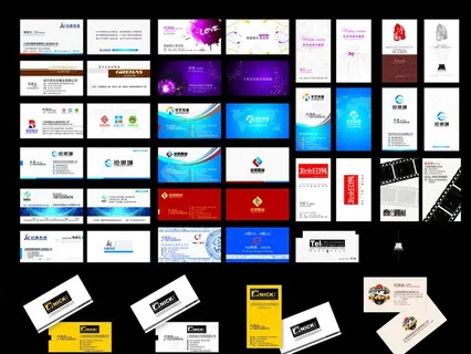 23种名片模板合集图片