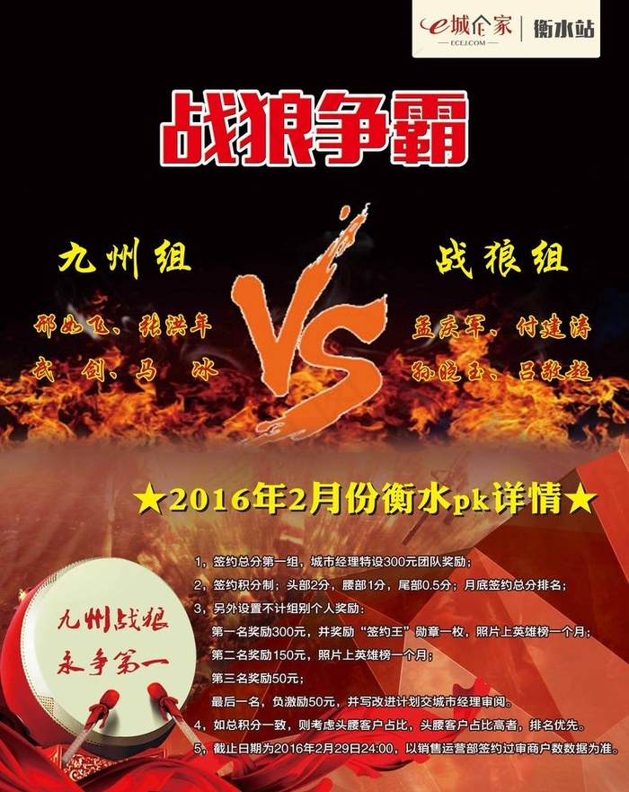 公司内部人员PK图片