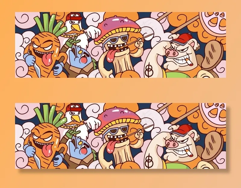 插画图片(10303X3543(DPI:300))psd模版下载