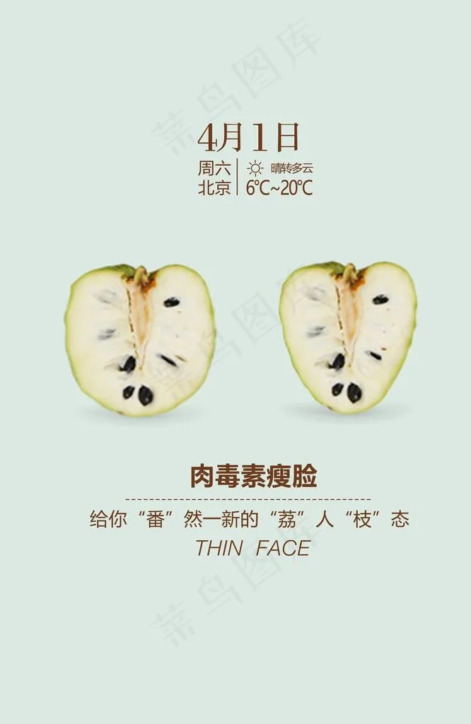 水果项目系列肉毒素瘦脸图片(2480X3637(DPI:300))psd模版下载