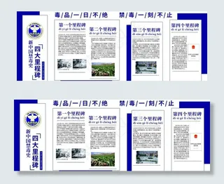 禁毒四大里程碑图片