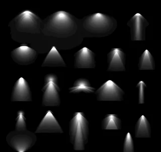 灯光笔刷效果图片