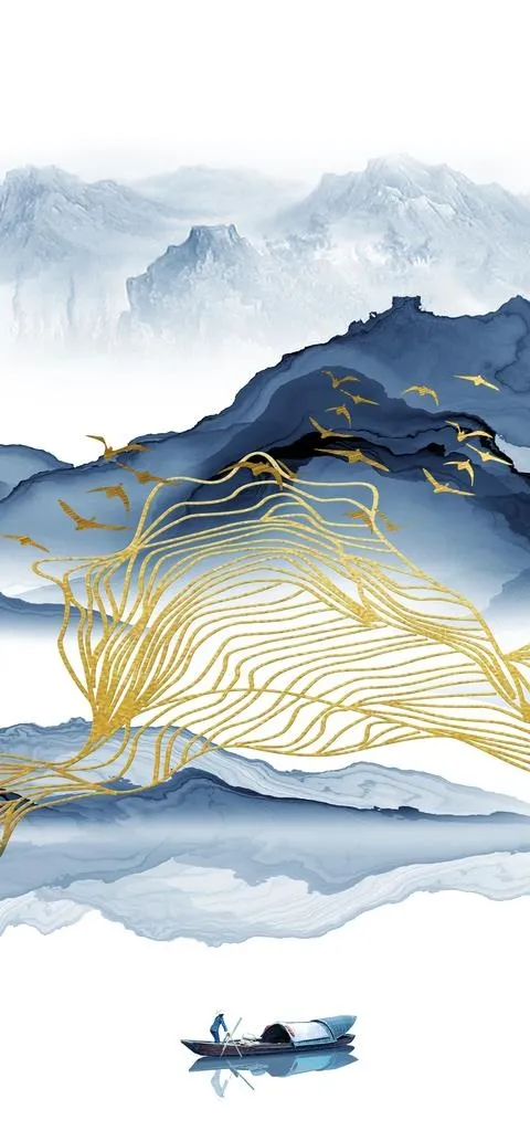 山水图片(2835X5669(DPI:72))psd模版下载