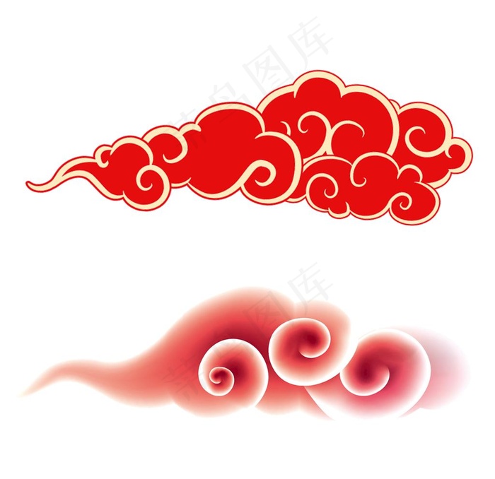 祥云图片psd模版下载