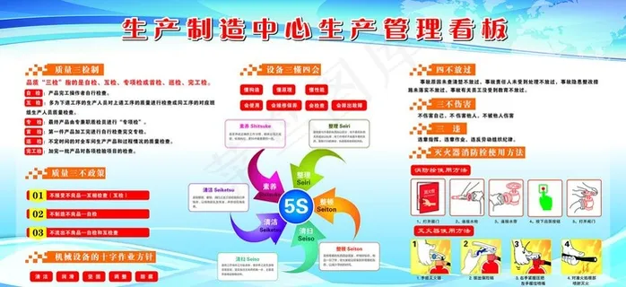 生产制造中心生产管理看板图片