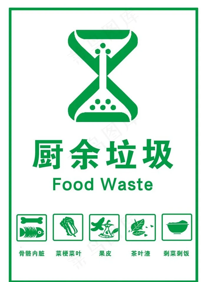 厨余垃圾图片psd模版下载