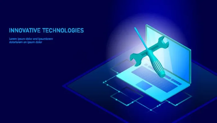 科技感信息技术图案图片eps,ai矢量模版下载