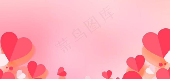情人节质感大气温馨背景图片(4724X2362(DPI:300))psd模版下载