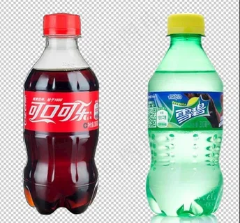 小瓶可乐雪碧图片