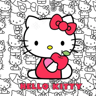 卡通猫 kiti猫 KT猫 卡图片