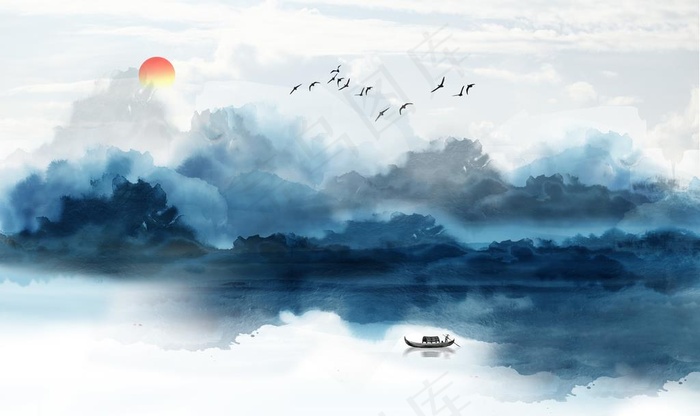 水墨山水图片