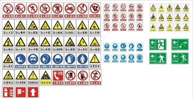 安全警示标志图片