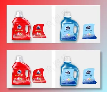 洗衣液瓶贴设计图片瓶身贴
