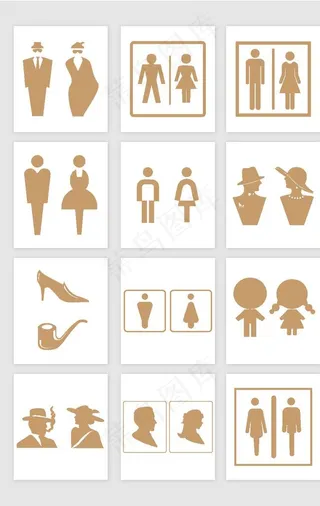 卫生间标识图片