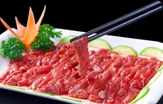 高清肥牛羊肉卷火锅原料食材图片