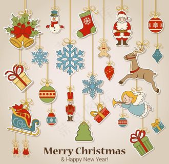 圣诞节元素图片