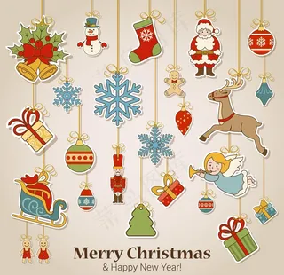 圣诞节元素图片