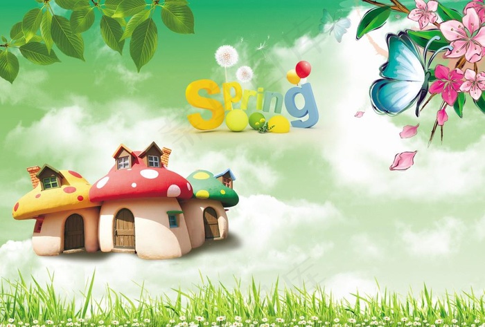 春天海报图片