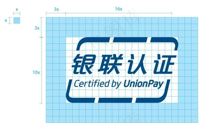 银联认证图标图片eps,ai矢量模版下载