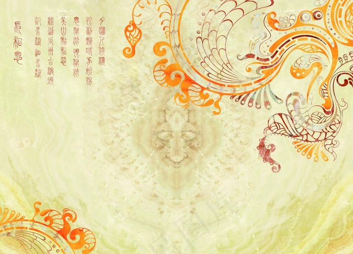 装饰画背景墙图片(9071X6802(DPI:72))psd模版下载