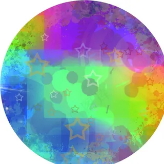 七彩渐变圆环图片