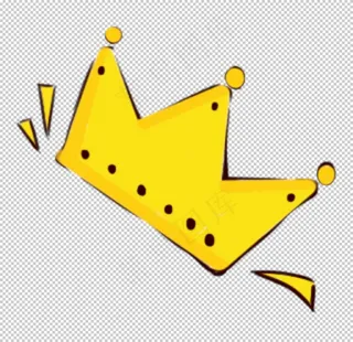 卡通皇冠表情菜鸟图库片