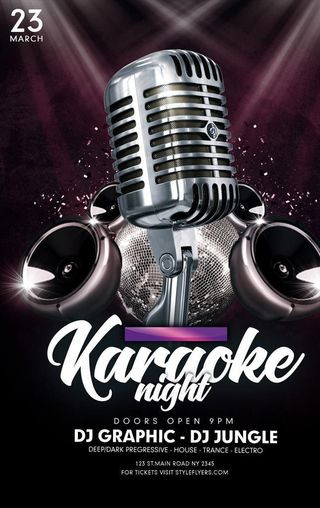 麦克风 ktv派对图片