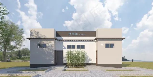 公共厕所效果图图片 公共厕所效果图图片