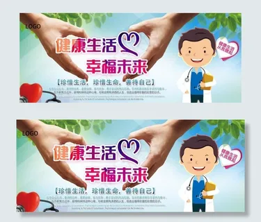 健康生活 幸福未来图片