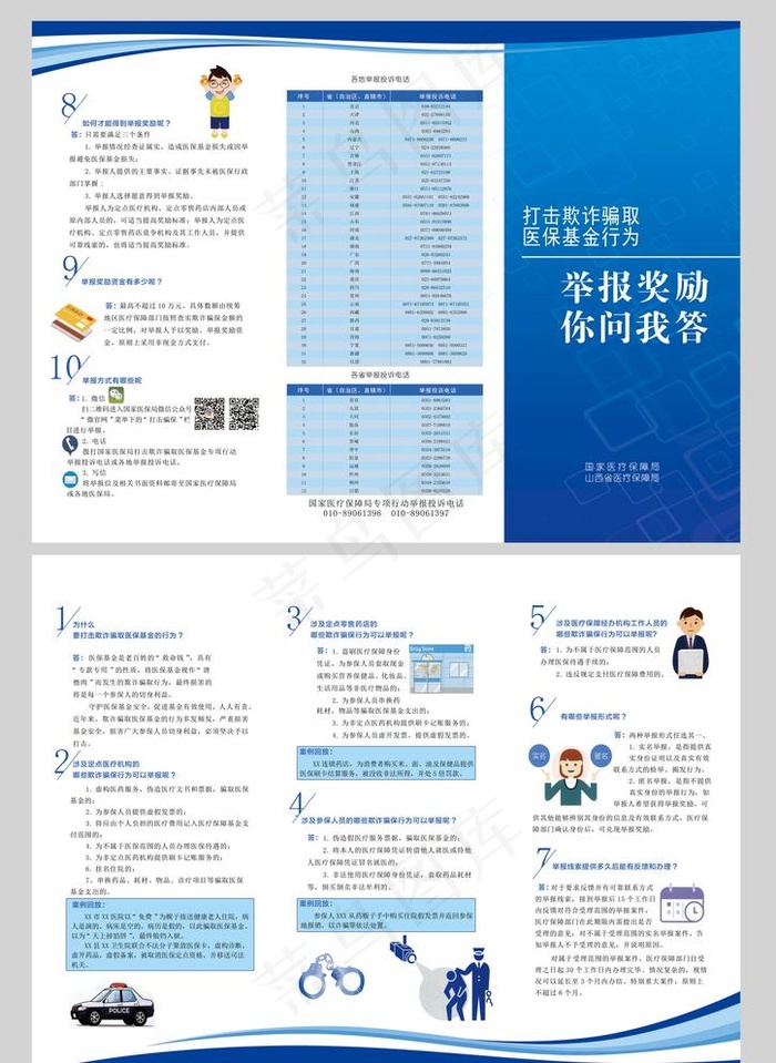 打击欺诈骗取 医保基金行为图片(6732X4961(DPI:600))psd模版下载