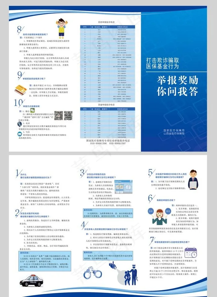 打击欺诈骗取 医保基金行为图片(6732X4961(DPI:600))psd模版下载