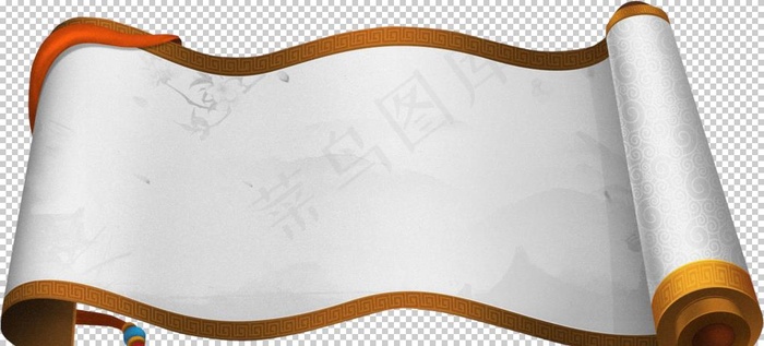 中国风卷轴图片