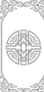 蒙古图案 蒙古元素 蒙古边框图片